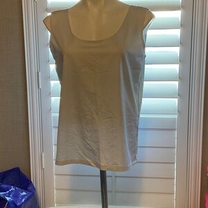 Avenue Classic White Tank Top